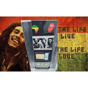 Bob Marley Mick Jagger Peter Tosh signed with proof