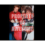 Load image into Gallery viewer, Eddie Van Halen, David Lee Roth, Sammy Hagar signed guitar with proof
