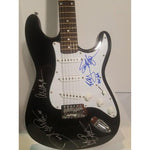 Load image into Gallery viewer, Eddie Van Halen, David Lee Roth, Sammy Hagar signed guitar with proof
