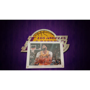 Anthony Davis Los Angeles Lakers 5 x 7 photo signed