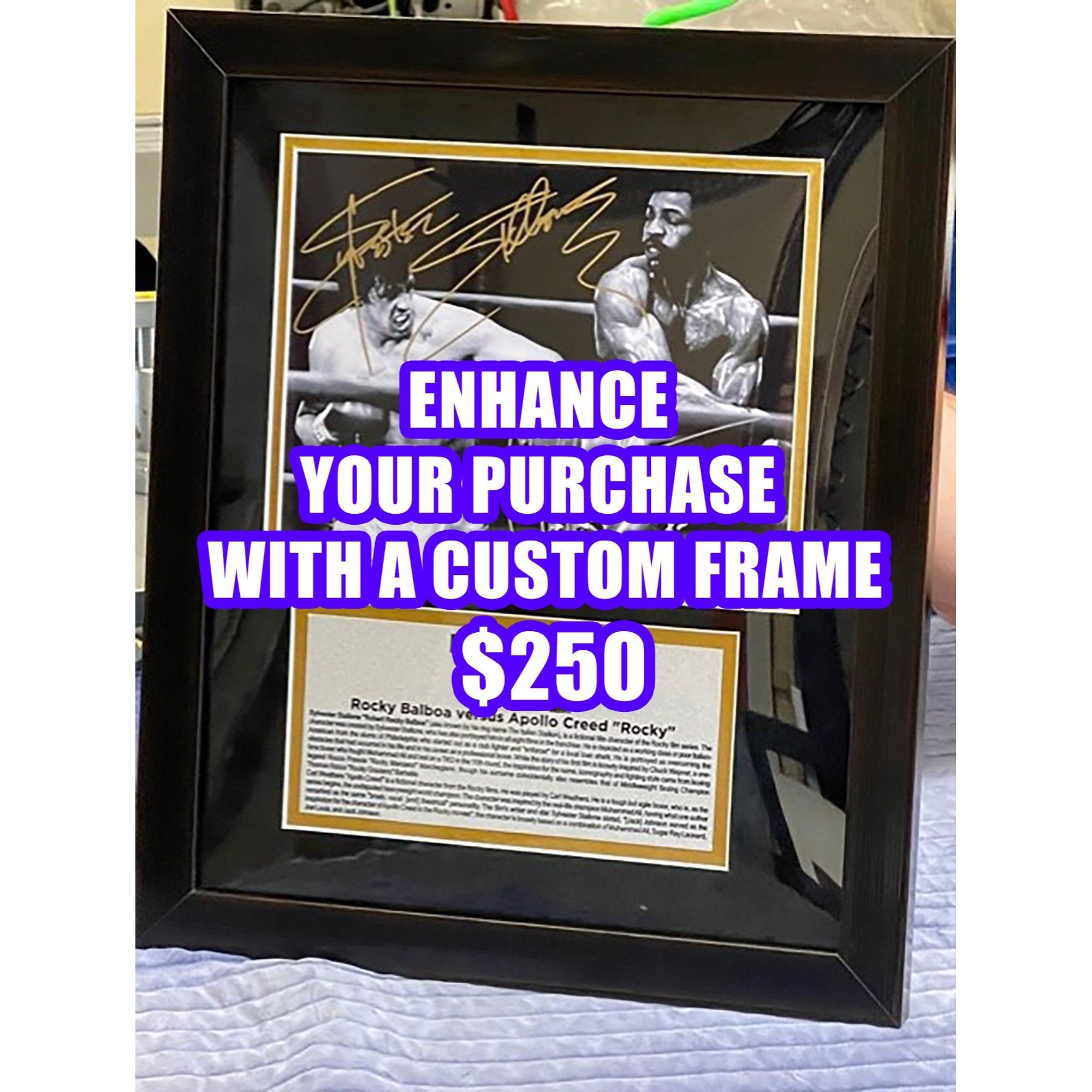 Chuck Berry, Fats Domino, Little Richard and Bo Diddley signed 8 by 10 photo signed with proof