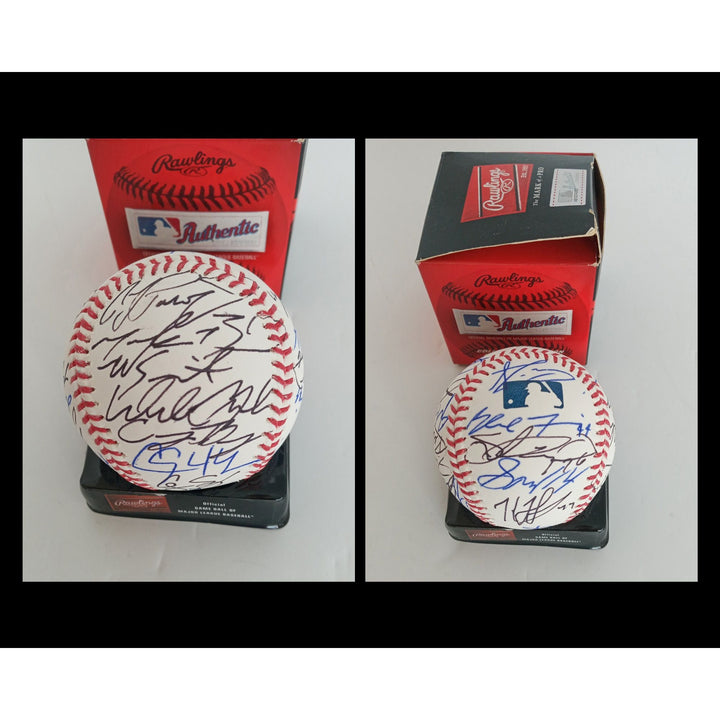 Los Angeles Dodgers Clayton Kershaw, Corey Seager, Cody Bellinger 2020 team signed baseball with proof - Awesome Artifacts 