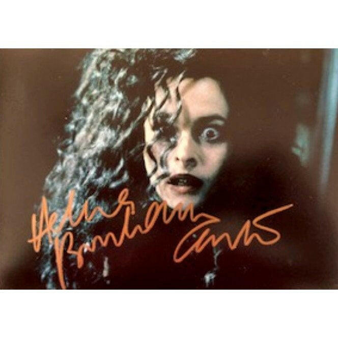 Helen Bonham Carter Harry Potter 5 x 7 photo signed