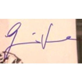 Gianni Versace 8x10 signed photo