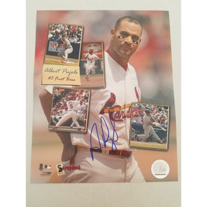 Albert Pujols St Louis Cardinals signed 8 x 10 photo