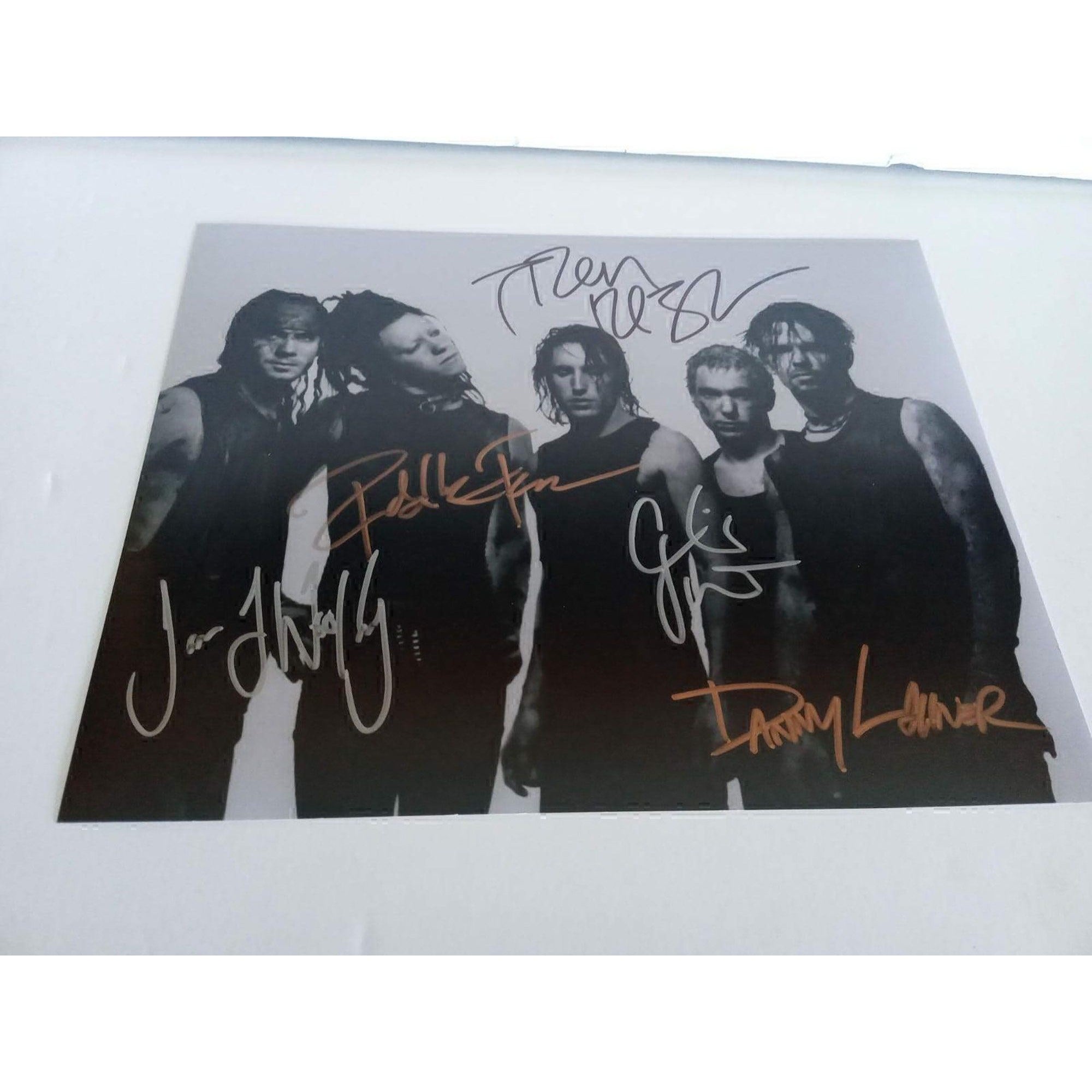 Trent Reznor and Nine Inch Nails 8 by 10 signed photo with proof - Awesome Artifacts 