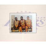 Load image into Gallery viewer, Wilt Chamberlain, Elgin Baylor, Jerry West 8 x 10 signed photo with proof
