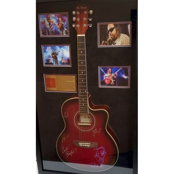 Johnny Cash, Waylon Jennings, Kris Kristofferson, Willie Nelson, The Highwaymen acoustic guitar signed with proof