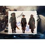 Load image into Gallery viewer, Pirates of the Caribbean Johnny Depp Keira Knightley 8 by 10 photo signed with proof
