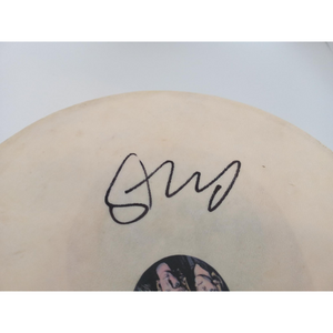 Sting Gordon Sumner, Andy Summer, Stewart Copeland, The Police 14-inch tambourine signed with proof