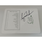Load image into Gallery viewer, Tiger Woods Masters golf scorecard signed with proof
