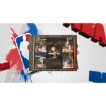 Load image into Gallery viewer, Miami Heat  LeBron James, Dwyane Wade, Chris Bosh and Ray Allen 11 by 14 signed photo
