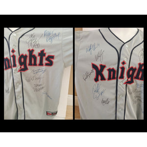 Robert Redford Roy Hobbs The Natural cast signed jersey with proof