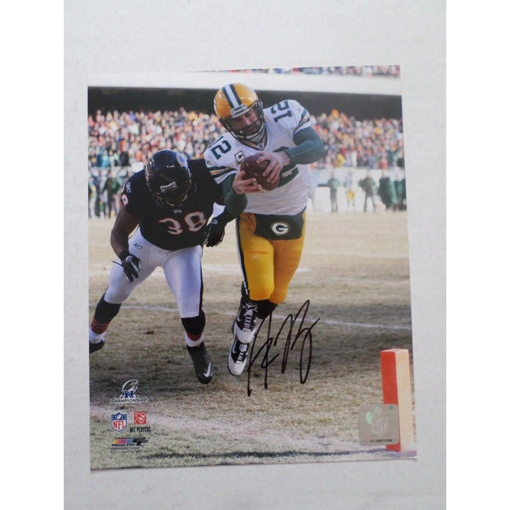 Aaron Rodgers Green Bay Packers 8 by 10 signed photo with proof