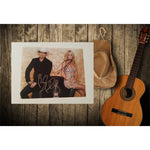 Load image into Gallery viewer, Brad Paisley and Carrie Underwood 8 by 10 signed photo
