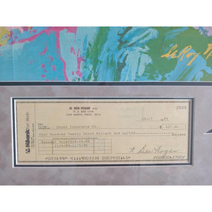 Jack Nicklaus Sam Snead Arnold Palmer Ben Hogan signed lithograph with proof