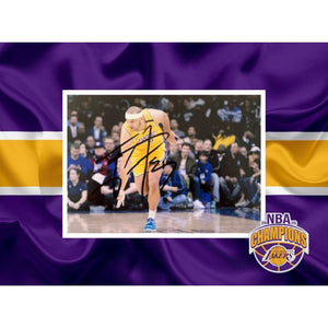 Chris Dudley Los Angeles Lakers 5 x 7 photo signed