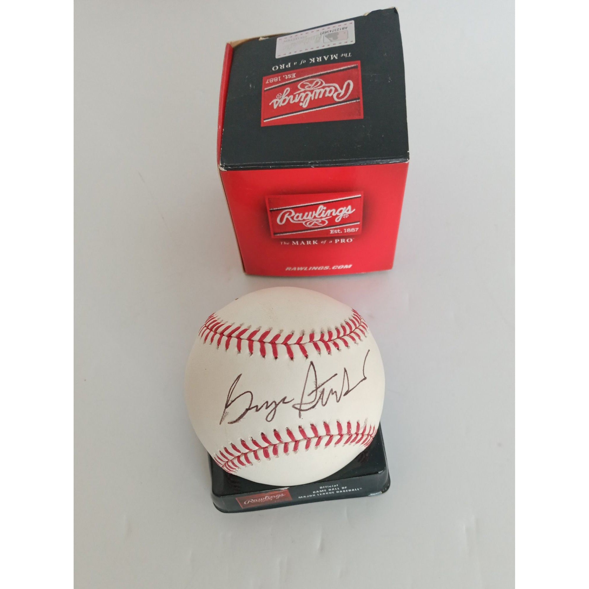 George Steinbrenner New York Yankees MLB baseball signed with proof