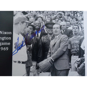 Ted Williams and Richard Nixon 8x10 photo signed with proof