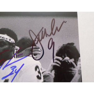 Walter Payton and Jim McMahon 8 by 10 signed photo