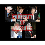Load image into Gallery viewer, Bill Wyman Mick Jagger Keith Richards Ronnie Wood and Charlie Watts 14 inch drum head signed with proof
