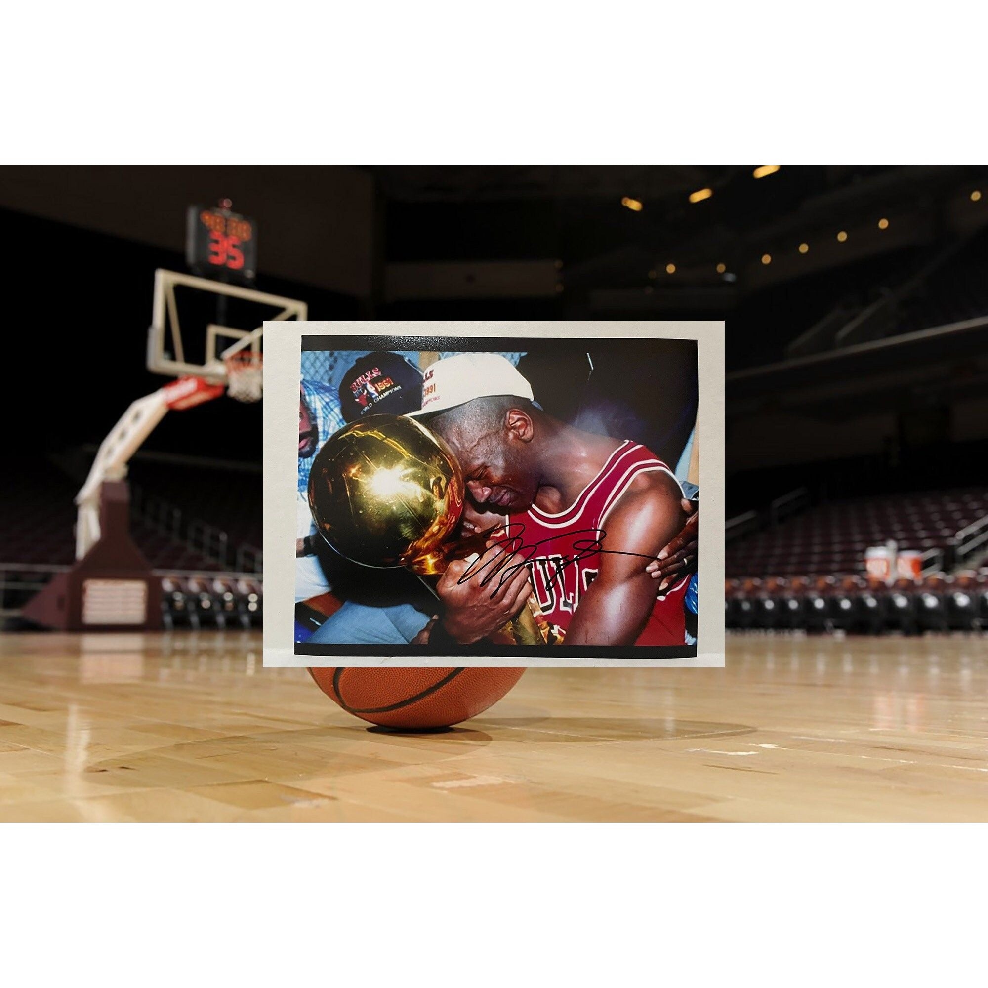 Michael Jordan 8x10 signed with proof