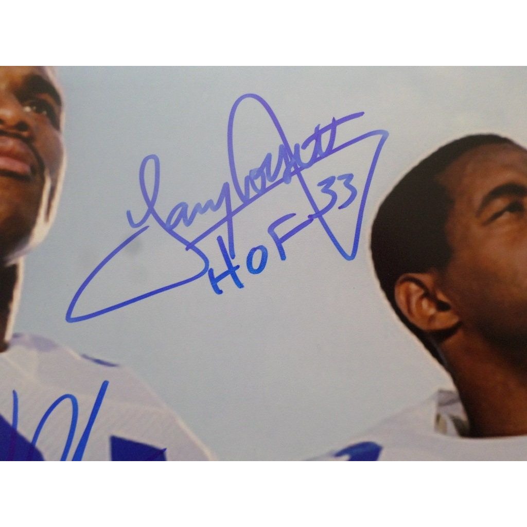 Tony Dorsett and Herschel Walker 8 x 10 signed photo
