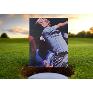 Johnny Miller PGA golf star 8 by 10 photo signed