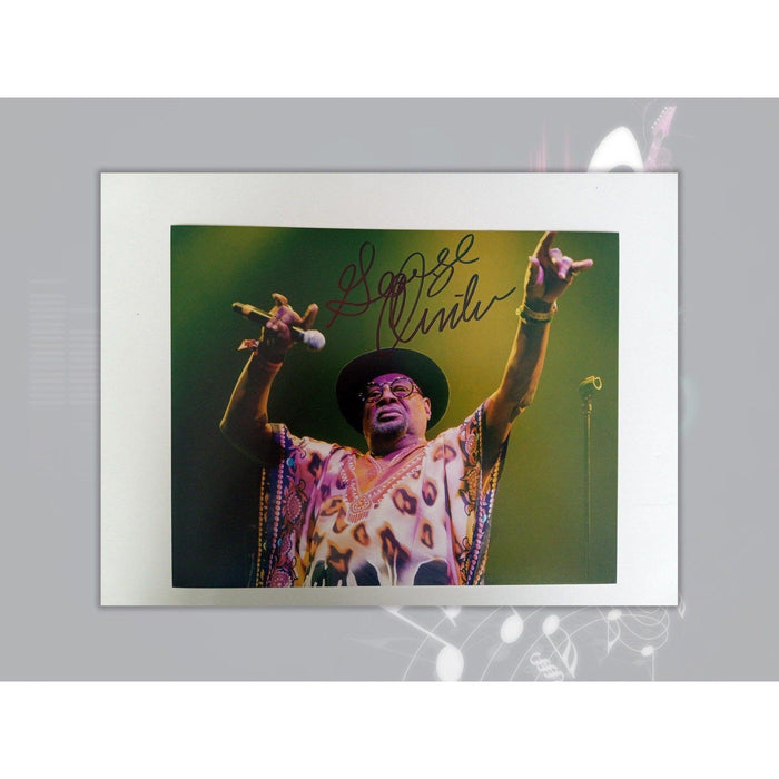 Atomic Dog by George Clinton 8 by 10 signed photo with proof