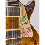 Load image into Gallery viewer, Paul McCartney Eric Clapton David Bowie Jimmy Page 33 Legend signed Gibson Les Paul guitar with proof
