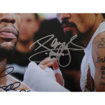 Load image into Gallery viewer, Floyd Mayweather Jr and Manny Pacquiao 8x10 signed photo
