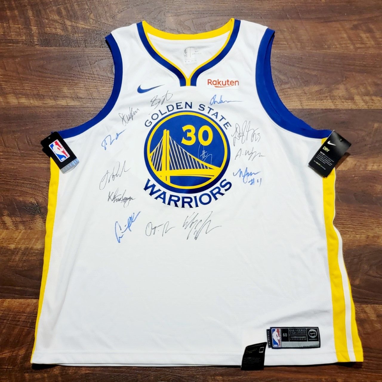 Stephen Curry 2021 Golden State Warriors game worn & signed jersey