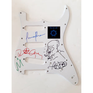 Maynard James Keenan, Dana Carey Tool band signed guitar pickguard with proof