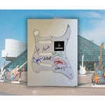 Load image into Gallery viewer, The Scorpions  Klaus Meine, Rudolf Schenker, Matthias Jabs ,James Kottak and Michael Schenker electric guitar pickguard signed
