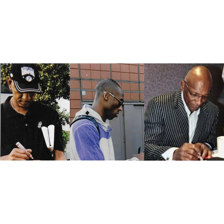 Michael Jordan Allen Iverson Ray Allen Reggie Miller Willis Reed Kobe Bryant 11 by 14 photo signed