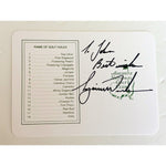 Load image into Gallery viewer, Tiger Woods Masters scorecard personalized signed to John with proof
