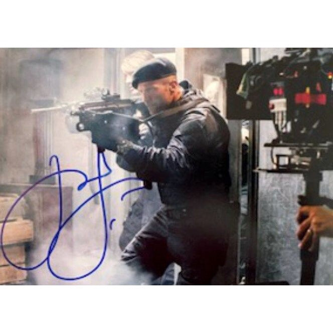 Jason Statham The Expendables 5 x 7 photo signed