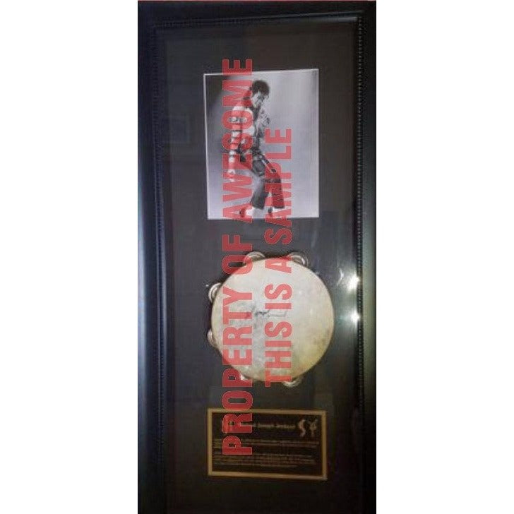 Anthony Kiedis flea the Red Hot Chili Peppers tambourine signed with proof