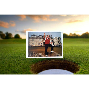 Jack Nicklaus 11 by 14 photograph Saint Andrew's signed with proof