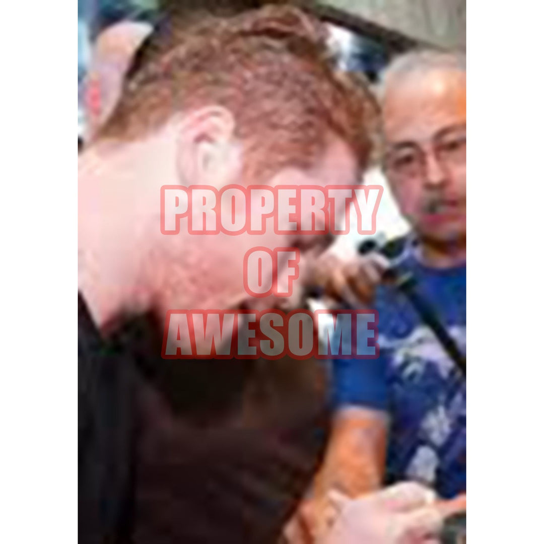 Saul Canelo Alvarez 11 x 17 signed with proof - Awesome Artifacts 