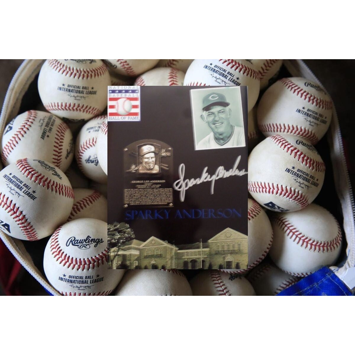 Sparky Anderson 8 x 10 signed photo