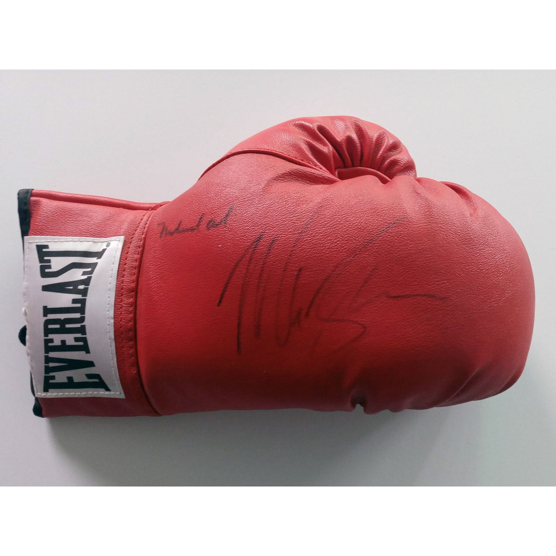 Muhammad Ali and Mike Tyson Everlast leather boxing glove signed with proof - Awesome Artifacts 