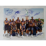 Load image into Gallery viewer, Chris Paul, Kobe Bryant, LeBron James 11 x 14 photo signed with proof
