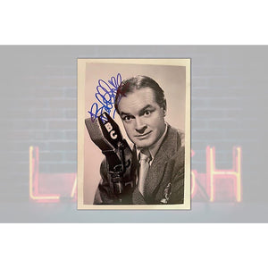 Bob Hope 5 x 7 photo signed with proof