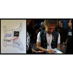 Load image into Gallery viewer, Bad Company Paul Rodgers Mick Ralphs Simon Kirke and Boz Burrell guitar pickguard signed
