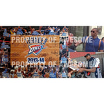 Load image into Gallery viewer, Russell Westbrook Kevin Durant Oklahoma City Thunder 2013 14 team signed 16 x 20 photo
