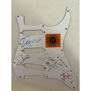 Alice in Chains Jerry Cantrell Sean Kinney electric guitar pickguard signed with proof