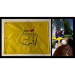 Load image into Gallery viewer, Sergio Garcia 2017 Masters pin flag signed with proof

