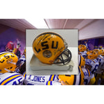 Load image into Gallery viewer, LSU Joe Burrow Ja&#39;Marr Chase mini helmet signed with proof with free case
