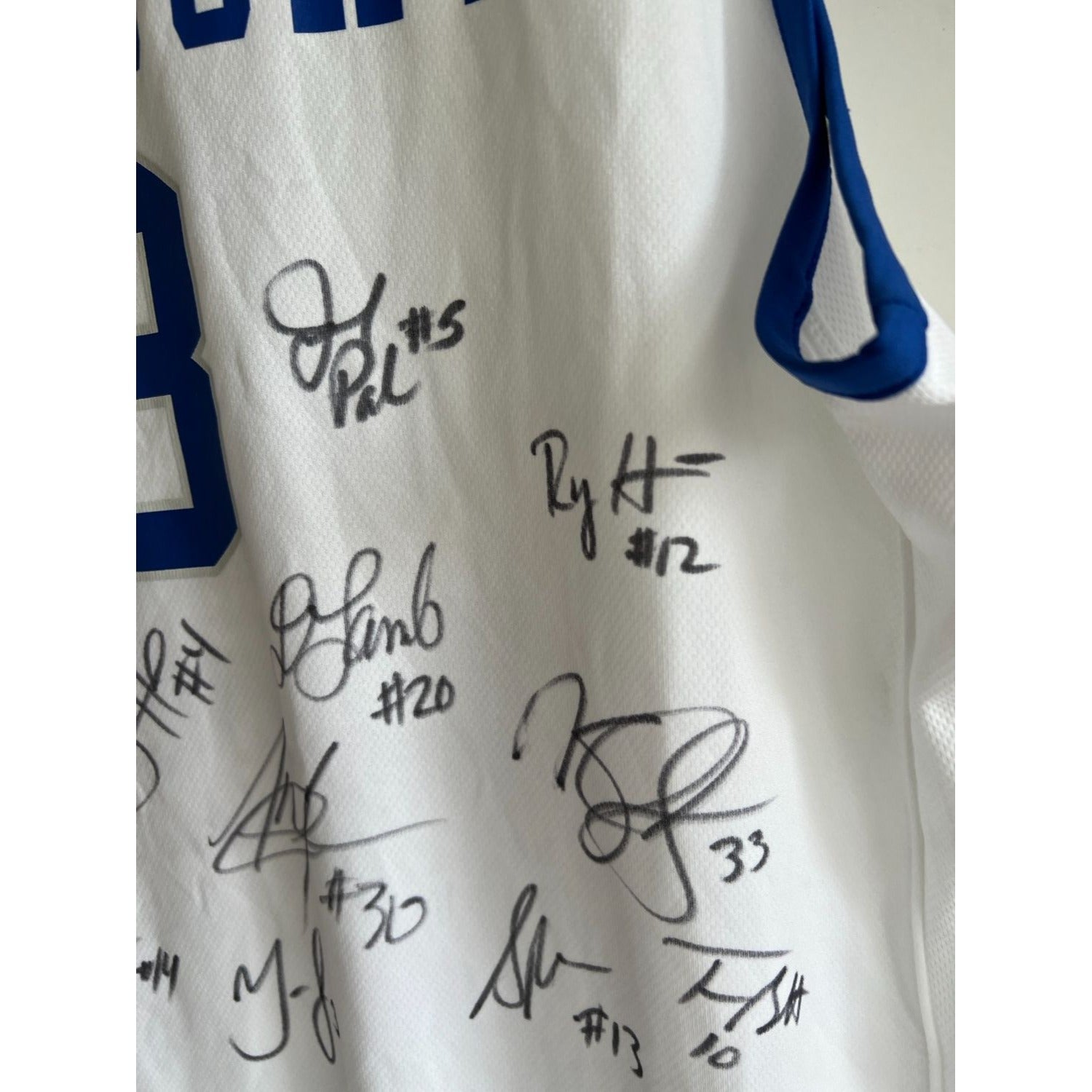 Awesome Artifacts John Calipari, Anthony Davis 2011-12 Kentucky Wildcats NCAA Champions Signed Jersey with Proof by Awesome Artifact
